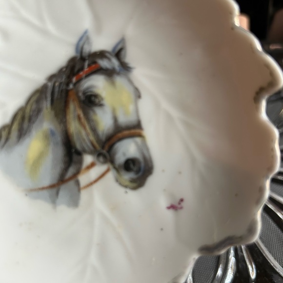 Vintage horse trinket dish, equestrian, cottage, Kentucky Derby - Picture 3 of 4
